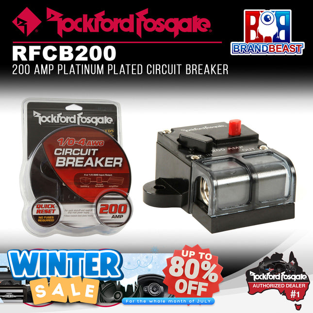 Rockford Fosgate RFCB200 200 Amp Circuit Breaker