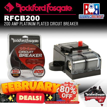 Rockford Fosgate RFCB200 200 Amp Circuit Breaker