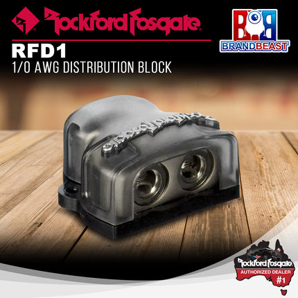 Rockford Fosgate RFD1 1/0 AWG Distribution Block