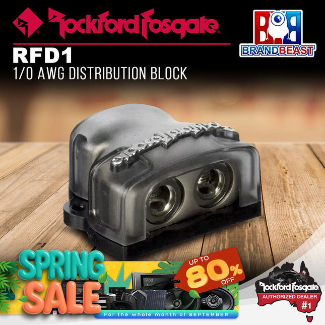 Rockford Fosgate RFD1 1/0 AWG Distribution Block