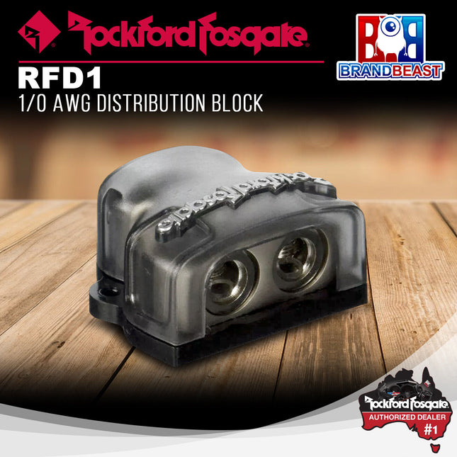 Rockford Fosgate RFD1 1/0 AWG Distribution Block