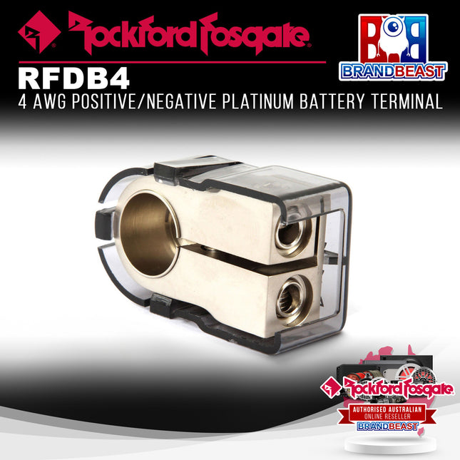 Rockford Fosgate RFDB4 4 AWG Positive/Negative Battery Terminal