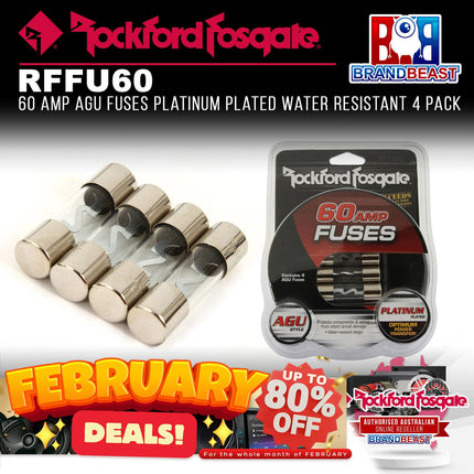 Rockford Fosgate RFFU60 60 Amp AGU Fuse