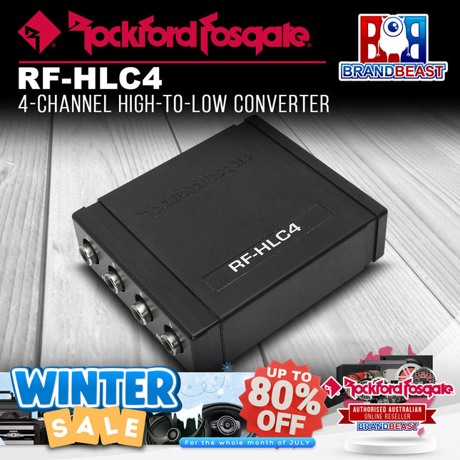 Rockford Fosgate RF-HLC4 4-Channel High-to-Low Converter