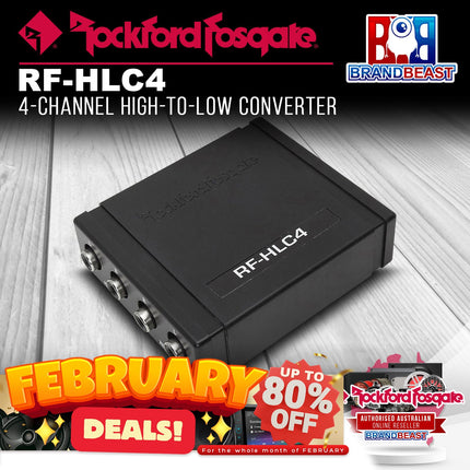 Rockford Fosgate RF-HLC4 4-Channel High-to-Low Converter