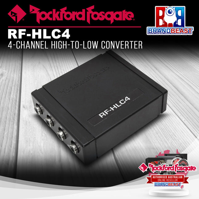 Rockford Fosgate RF-HLC4 4-Channel High-to-Low Converter