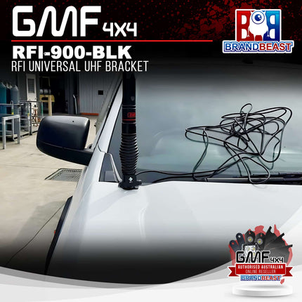 GMF4X4 RFI-900-BLK RFI Universal UHF Bracket