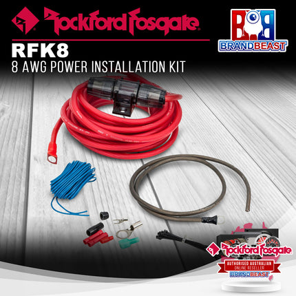 Rockford Fosgate RFK8 8 AWG Power Installation Kit