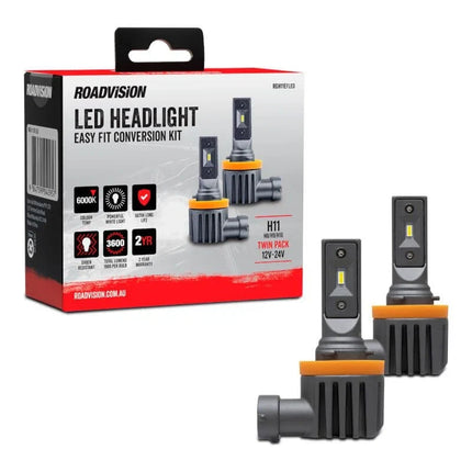 Roadvision RGH11EFLED LED H8 H9 H11 H16 Headlight Globe Kit 6000K