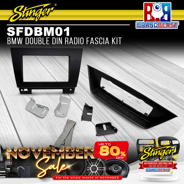 Stinger SFDBM01 BMW Double DIN Radio Fascia Kit