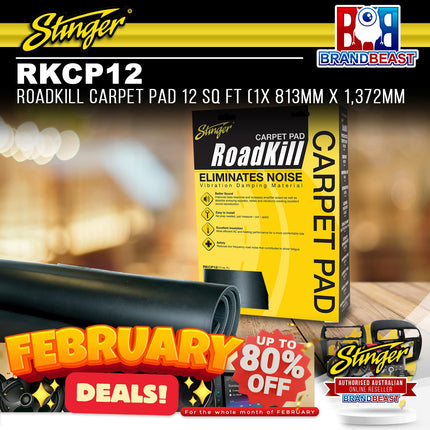 Stinger RKCP12 Roadkill Carpet Foam Pad