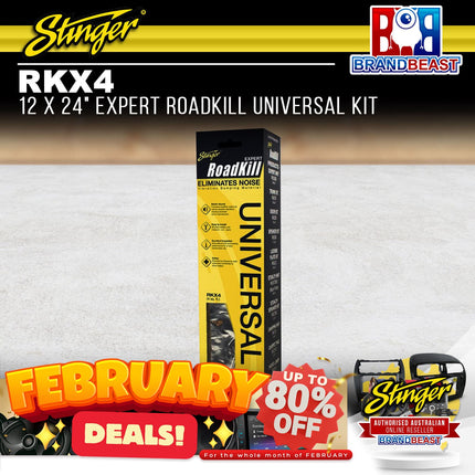 Stinger RKX4 12 x 24" Expert RoadKill Universal Kit