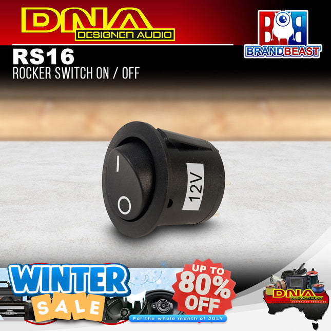 DNA RS16 12 Volt Off/On Rocker Switch