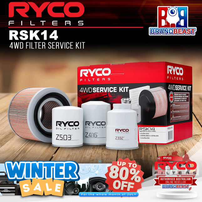 Ryco RSK14 4WD Filter Service Kit