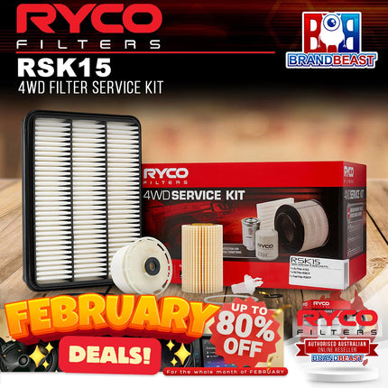 Ryco RSK15 4WD Filter Service Kit