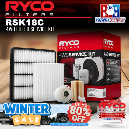 Ryco RSK18C 4WD Filter Service Kit
