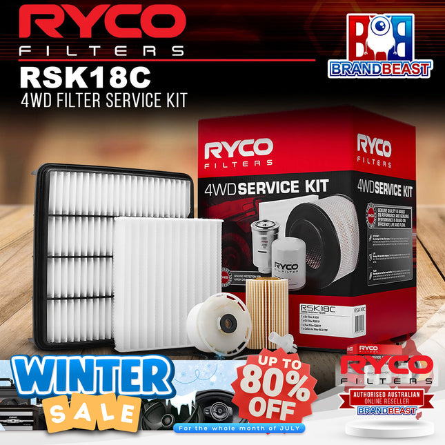 Ryco RSK18C 4WD Filter Service Kit