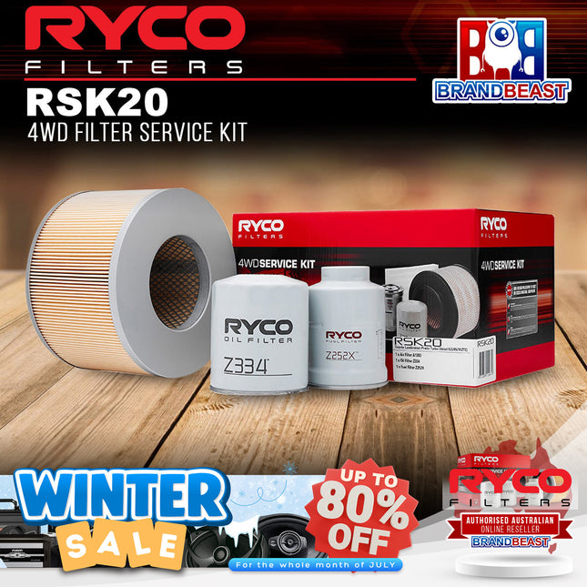 Ryco RSK20 4WD Filter Service Kit