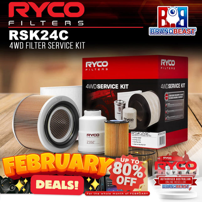 Ryco RSK24C 4WD Filter Service Kit