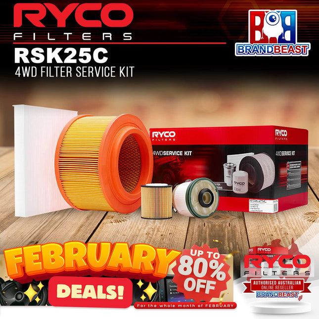 Ryco RSK25C 4WD Filter Service Kit