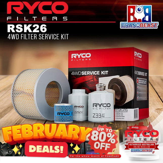 Ryco RSK26 4WD Filter Service Kit