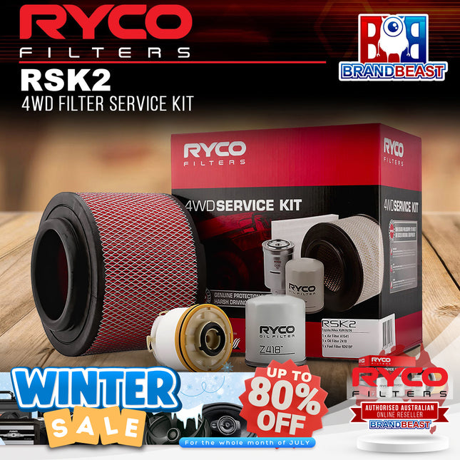 Ryco RSK2 4WD Filter Service Kit