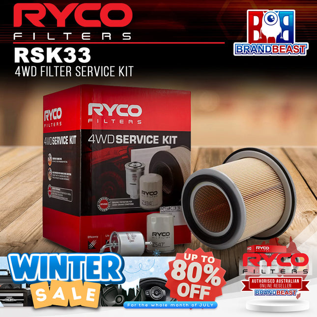 Ryco RSK33 4WD Filter Service Kit