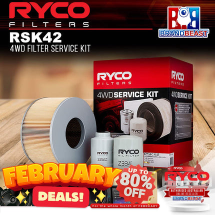 Ryco RSK42 4WD Filter Service Kit