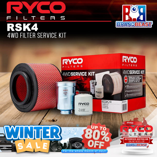 Ryco RSK4 4WD Filter Service Kit