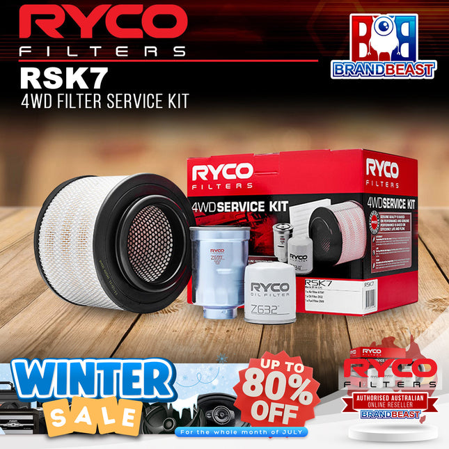 Ryco RSK7 4WD Filter Service Kit