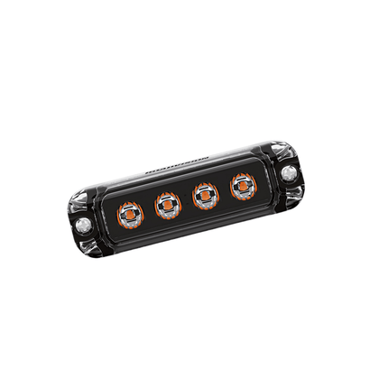 Roadvision RSM0704A LED Strobe Module - 10-30V Rectangle Surface Mount 12W Amber
