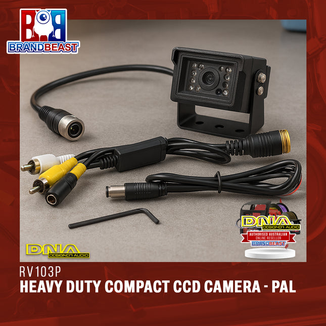 DNA RV103P Heavy Duty CCD Camera PAL IP69K Waterproof Night Vision