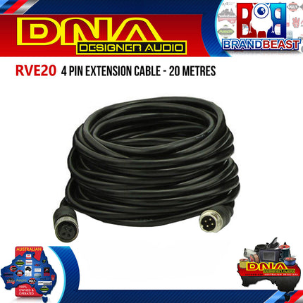 DNA RVE20 20m 4 Pin Extension Cable