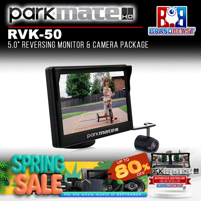 Parkmate RVK-50 5.0" Monitor & Camera Package