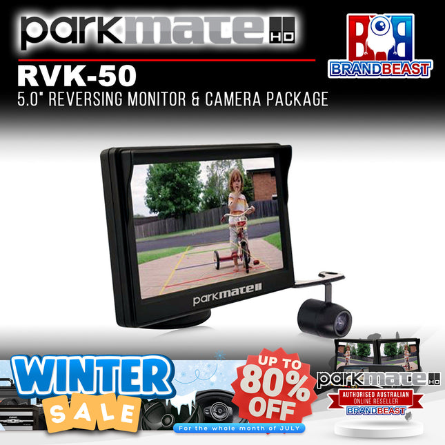 Parkmate RVK-50 5.0" Monitor & Camera Package