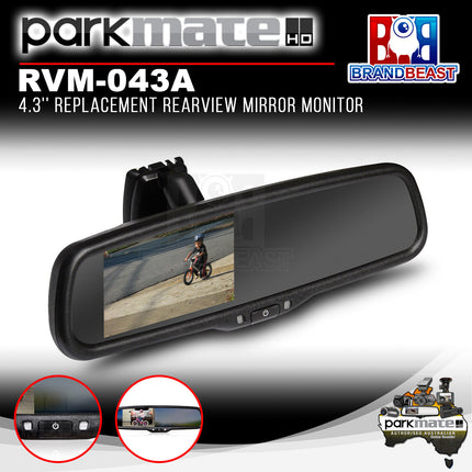 Parkmate RVM-043A Premium OEM Style 4.3'' Replacement Mirror Monitor