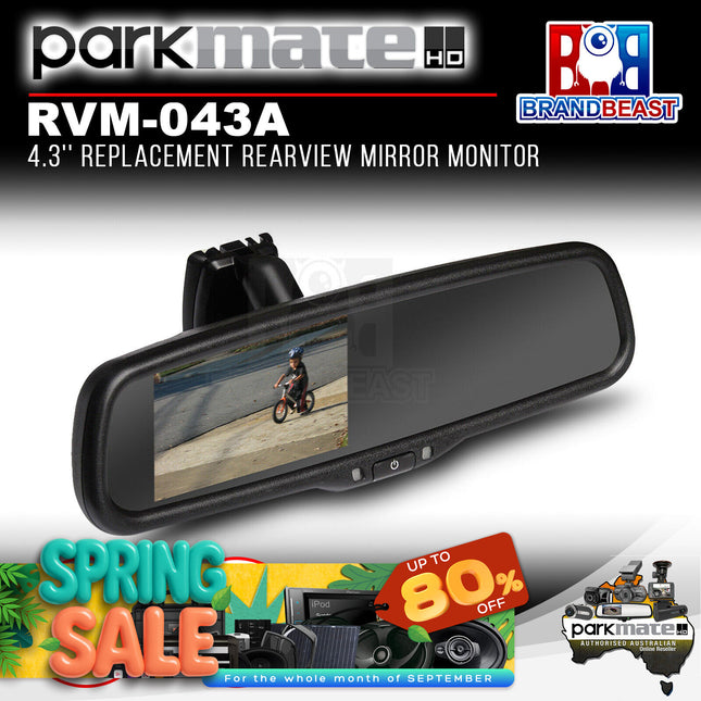 Parkmate RVM-043A Premium OEM Style 4.3'' Replacement Mirror Monitor