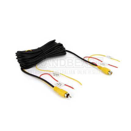 DNA RVS106F 6 Metre Male to Female RCA Video Cable with ACC and Reverse Trigger Wires