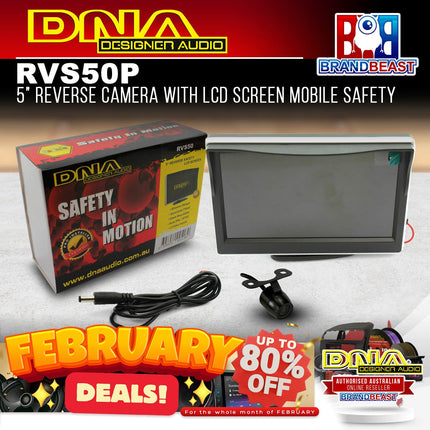 DNA RVS50P Reverse Camera With 5" LCD Screen