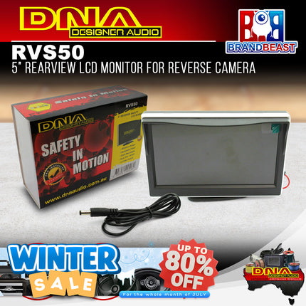 DNA RVS50 5" LCD Rearview Monitor