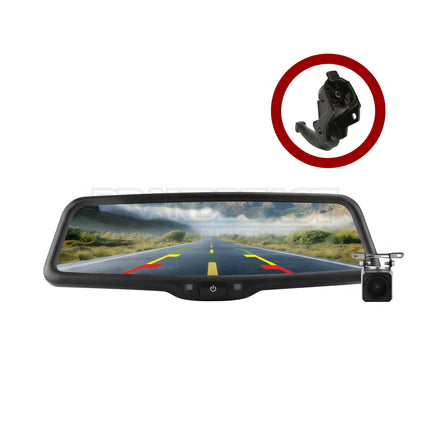 DNA RVS966DG01 9.66" OEM Style Mirror and Camera Kit Dodge Ram