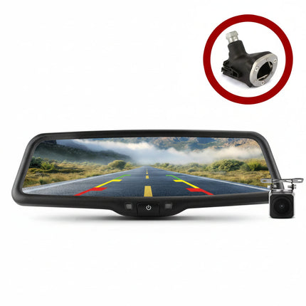 DNA RVS966FM01 9.66" OEM Style Mirror and Camera Kit Ford Ranger BT-50