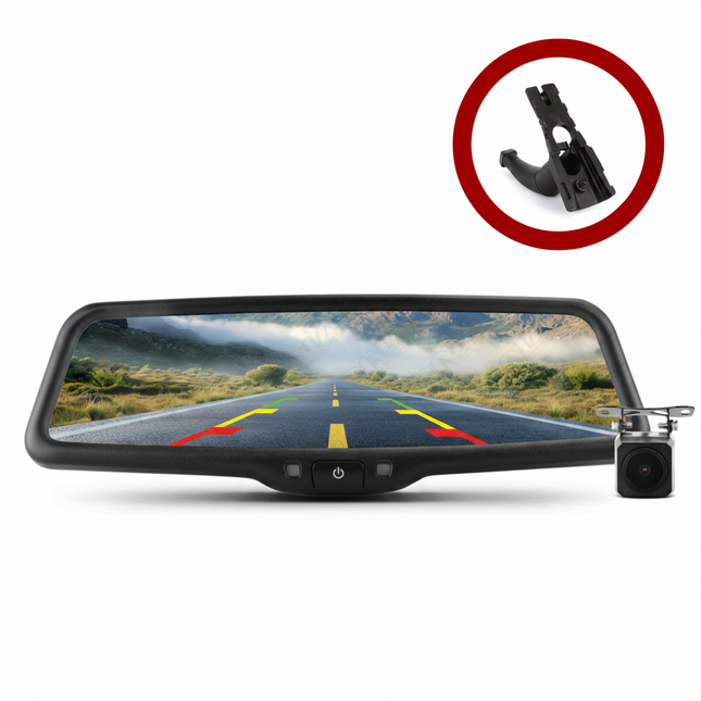 DNA RVS966HY01 9.66" OEM Style Mirror and Camera Kit Hyundai
