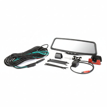 DNA RVS966TY01 9.66" OEM Style Mirror and Camera Kit Toyota Landcruiser 79 Series