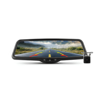 DNA RVS966TY01 9.66" OEM Style Mirror and Camera Kit Toyota Landcruiser 79 Series