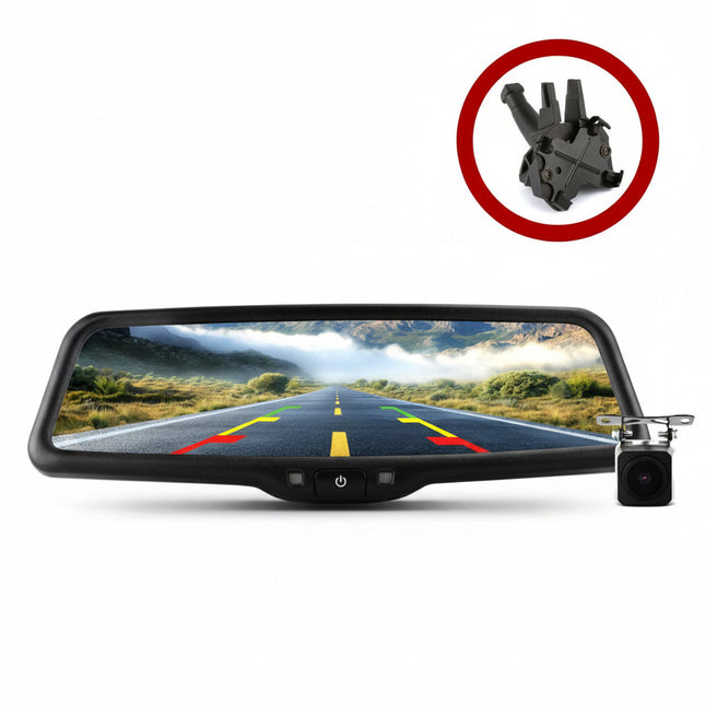 DNA RVS966VW01 9.66" OEM Style Mirror and Camera Kit VW Amarok