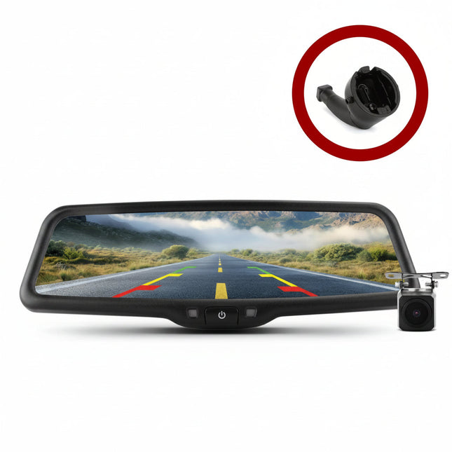 DNA RVS966VW03 9.66" OEM Style Mirror and Camera Kit Volkswagen