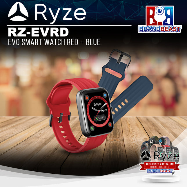 Ryze RZ-EVRD Evo Smart Watch Red + Blue