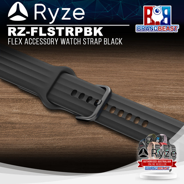 Ryze RZ-FLSTRPBK Flex Accessory Watch Strap Black