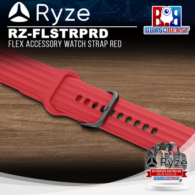 Ryze RZ-FLSTRPRD Flex Accessory Watch Strap Red